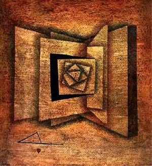 Open Book painting by Paul Klee