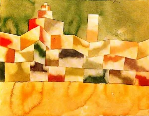 Oriental Architecture painting by Paul Klee