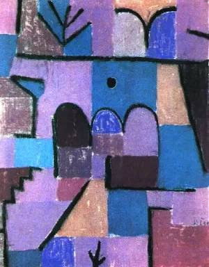 Oriental Garden by Paul Klee - Oil Painting Reproduction