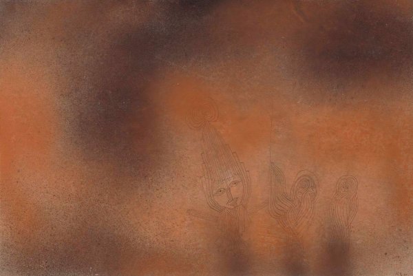 Owl Comedy  by Paul Klee - Hand-Painted Oil Painting Reproduction