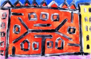 Palace by Paul Klee Oil Painting