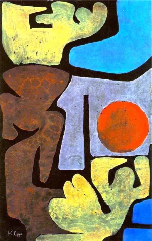 Park of Idols by Paul Klee Oil Painting