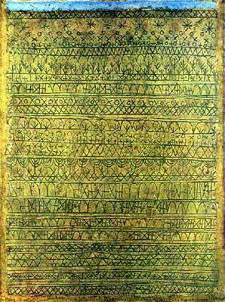 Main Product Photo of Pastoral Rhythms Painting by Paul Klee