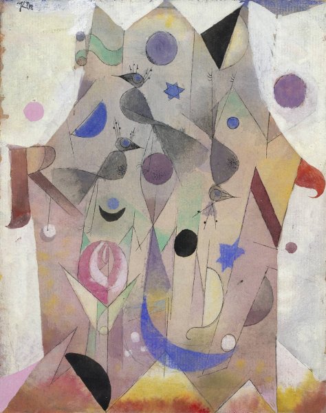 Main Product Photo of Persische Nachtigallen  Painting by Paul Klee