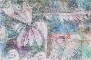Pflanzen Bild 8.B, 1925 by Paul Klee Oil Painting