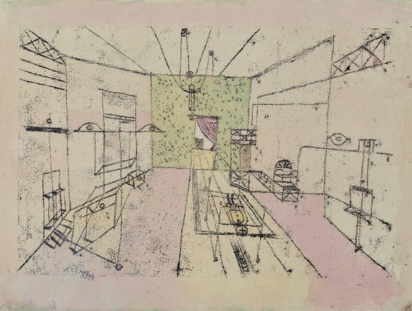 Main Product Photo of Phantom Perspective  Painting by Paul Klee