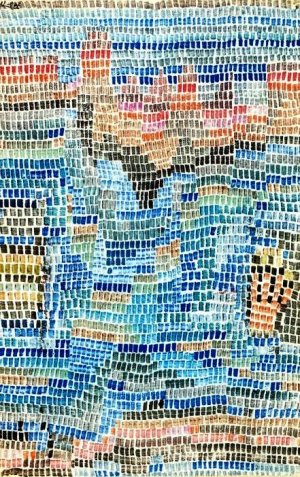 Picture of the Town 'Graben' Oil painting by Paul Klee