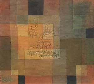 Polyphonic Architecture by Paul Klee Oil Painting