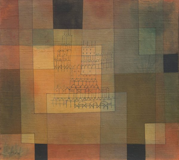 Polyphonic Architecture  by Paul Klee - Hand-Painted Oil Painting Reproduction