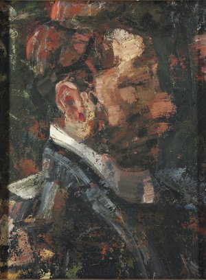 Portrait of a Man Oil painting by Paul Klee