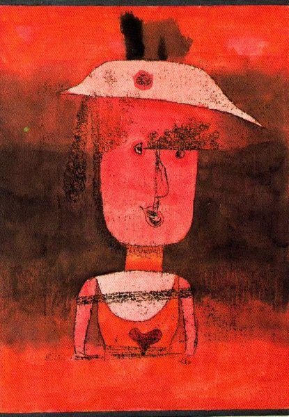 Portrait of Mrs. P. in the South by Paul Klee - Hand-Painted Oil Painting Reproduction