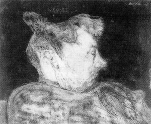 Portrait of Pregnant Woman by Paul Klee Oil Painting