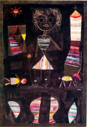 Puppet Theater painting by Paul Klee