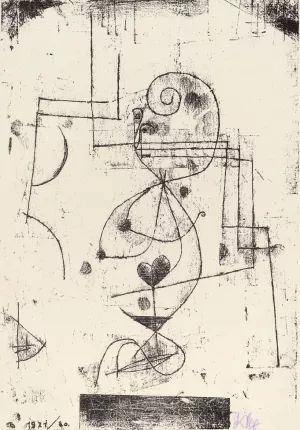 Queen of Hearts by Paul Klee Oil Painting