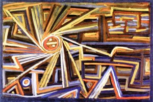 Radiation and Rotation by Paul Klee Oil Painting