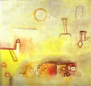 Reconstructing by Paul Klee - Oil Painting Reproduction