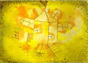 Revolving House by Paul Klee - Oil Painting Reproduction