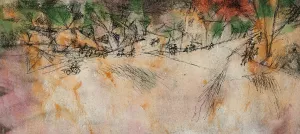 Road branch by Paul Klee Oil Painting