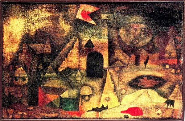 Main Product Photo of Romantic Park Painting by Paul Klee