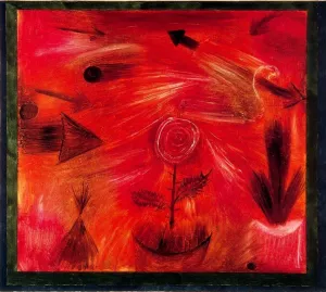 Rose Wind Oil painting by Paul Klee