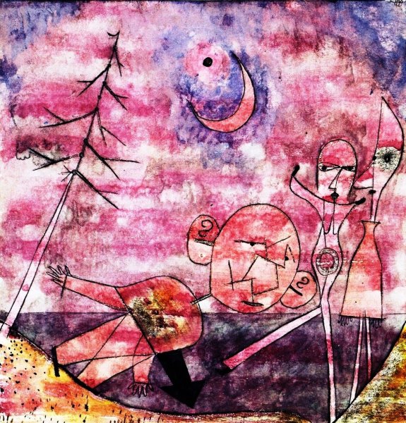 Main Product Photo of Scene on the Water Painting by Paul Klee