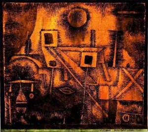 Scenic-Physiognomic by Paul Klee - Oil Painting Reproduction