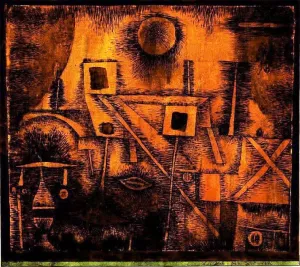 Scenic-Physiognomic by Paul Klee Oil Painting