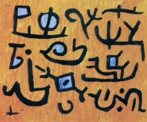 Schwimm Fahiges by Paul Klee Oil Painting