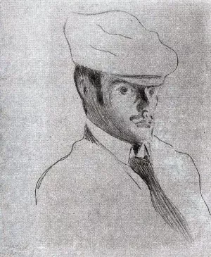 Self Portrait by Paul Klee - Oil Painting Reproduction