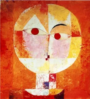 Senecio Oil painting by Paul Klee