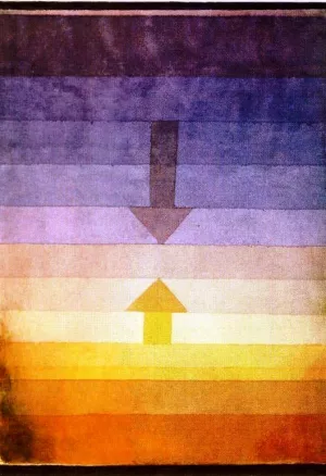 Separation in the Evening by Paul Klee Oil Painting