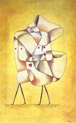 Siblings by Paul Klee Oil Painting