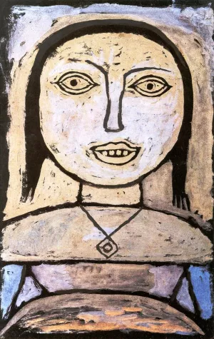 Sick Girl by Paul Klee - Oil Painting Reproduction