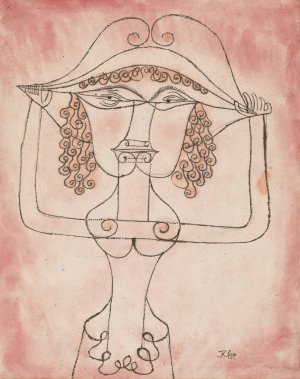 Singer of the Comic Opera by Paul Klee Oil Painting