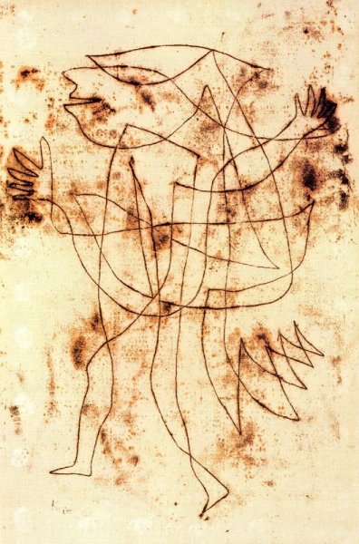 Small Fool in Trance 2 by Paul Klee - Hand-Painted Oil Painting Reproduction