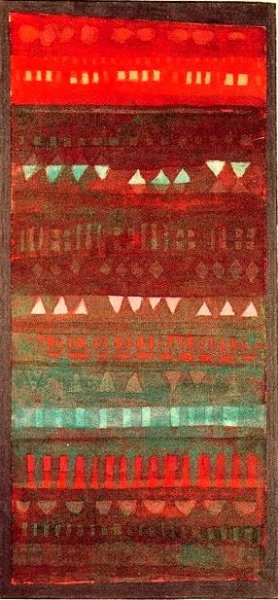 Small Structure in Layers by Paul Klee Oil Painting