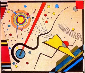 Solution 'ee' in order of date painting by Paul Klee