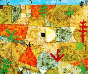 Southern Gardens by Paul Klee - Oil Painting Reproduction