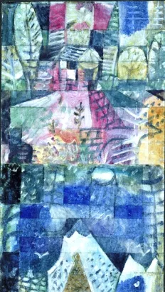Souvenir Picture of a Trip by Paul Klee - Oil Painting Reproduction