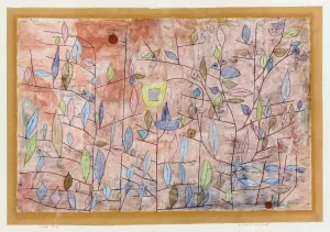Sparse Foliage by Paul Klee Oil Painting