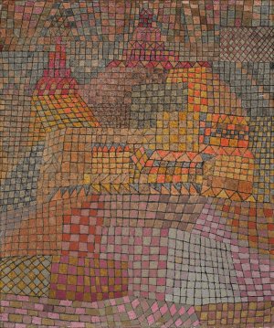 Stadtburg Kr. by Paul Klee Oil Painting