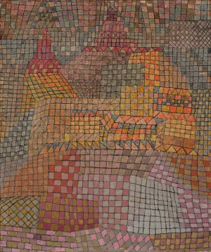 Stadtburg Kr. by Paul Klee Oil Painting