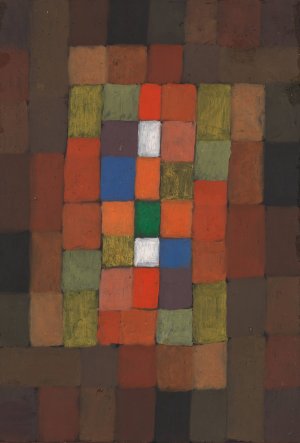 Static-Dynamic Gradation by Paul Klee Oil Painting