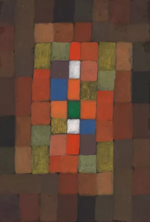Static-Dynamic Gradation by Paul Klee Oil Painting