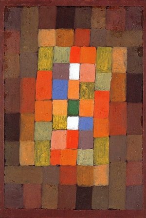 Static-Dynamic Gradation Oil painting by Paul Klee