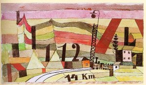 Station L 112 Oil painting by Paul Klee