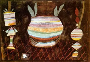 Still Life with Dice by Paul Klee Oil Painting