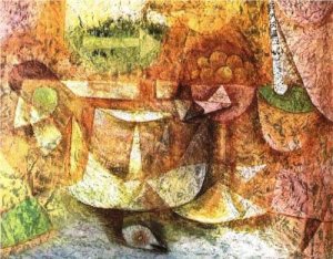 Still Life with Dove by Paul Klee Oil Painting