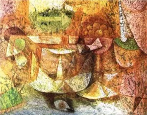 Still Life with Dove by Paul Klee Oil Painting