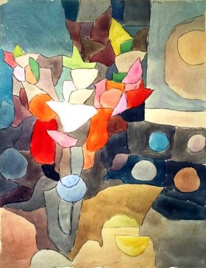 Still Life with Gladioli by Paul Klee Oil Painting